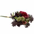 Floristik24 Koristelu kukkakimppu keinotekoinen Dahlia ja marjat violetti 45cm