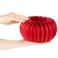 Paperikoriste hunajakenno paperikurpitsa pyöreä moderni pöytäkoriste 24cm 4kpl | Floristik24.fi