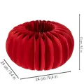 Paperikoriste hunajakenno paperikurpitsa pyöreä moderni pöytäkoriste 24cm 4kpl | Floristik24.fi