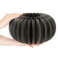 Kurpitsa-hunajakennopaperipöytäkoriste, kokoontaitettava, pyöreä, 34 cm, 2 kpl | Floristik24.fi