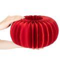 Hunajakennopaperista kurpitsan koristepaperia 34cm 2kpl | Floristik24.fi