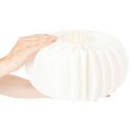 Paperikoristepallo, moderni kurpitsakoriste, hunajakennopaperia, 34 cm, 2 kpl | Floristik24.fi