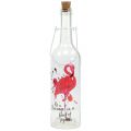 Floristik24 Deco pullo LED flamingo 37,5cm lämmin valkoinen 2kpl