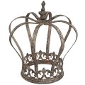 Floristik24 Koristeellinen kruunu antiikkityylinen metallikoriste ruoste Ø19,5cm K22cm