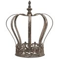 Koristeellinen kruunu antiikkityylinen metallikoriste ruoste Ø19,5cm K22cm | Floristik24.fi