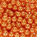 Koristeelliset oranssit helmet, 8 mm, 250 kpl | Floristik24.fi