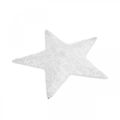 Joulukoristeen tähti Joulukoristeen tähti valkoinen H20cm 4kpl