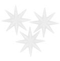 Floristik24 Koristeelliset tähdet valkoinen Ø5cm 20kpl