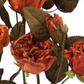 Deco ruusukimppu tekokukat ruusukimppu oranssi 45cm 3kpl