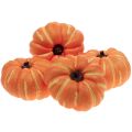 Floristik24 Halloween kurpitsakoristeet, syyskoristelupöytä oranssi 12,5cm K7cm 4kpl