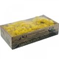 Deco sammal keltainen poro sammalta käsityöhön sitruunankeltainen 500g