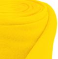 Floristik24 Koristeellinen fleece keltainen 15cm 5m