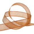 Koristeellinen nauha, jossa lurex-nauhat kupari 25mm 20m | Floristik24.fi