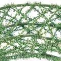 Vihreä koristeellinen metalliverkkokranssi tee-se-itse-projekteihin, 19 cm, 2 kpl | Floristik24.fi