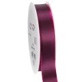 Floristik24 Lahjanauha, violetti taftinauha, elegantin kiiltävä, 25 mm leveä, 50 m pitkä