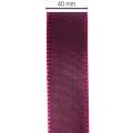 Lahjanauha, violetti taftinauha, elegantin kiiltävä, 25 mm leveä, 50 m pitkä | Floristik24.fi