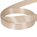 Koristeellinen satiininauha taftinauha beige 15mm 50m | Floristik24.fi