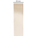 Koristeellinen satiininauha beige taftinauha 25mm 50m | Floristik24.fi