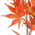 Floristik24 Deco-oksa vaahteran oranssin lehdet tekooksa syksy 80cm