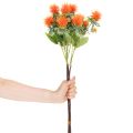 Keinotekoinen oranssi saflori tekokukkana maljakoihin ja koristeeksi, 55 cm, 4 kpl | Floristik24.fi