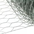 Floristik24 Kuusikulmainen lanka galvanoitu hopea Rabbit Wire 50cm × 10m