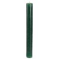 Floristik24 Yksiväriset kynttilät tummanvihreät sauvakynttilät 34x300mm 4 kpl