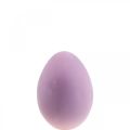 Floristik24 Pääsiäismuna koriste muna muovi violetti parvi 20cm