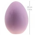 Floristik24 Pääsiäismuna koriste muna muovi violetti parvi 20cm