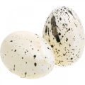 Floristik24 Deco-muna höyhenellä Keinotekoiset pääsiäismunat Pääsiäiskoristeet H6cm 6 kpl