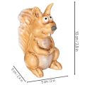 Istuva oravahahmo syksyn koristeeksi, 10 cm | Floristik24.fi