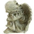 Floristik24 Angel for the Grave Cream Grave Angel Sleeping Angel 6×5,5×8cm