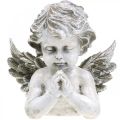 Rukoileva enkeli, hautajaiset kukka, rintakuva enkeli hahmo, haudan koristelu H19cm W19.5cm