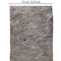 Kaksivärinen villahuopa-ruukun sarana, harmaa/musta, 15 cm x 5 m | Floristik24.fi