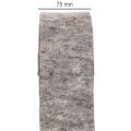Huopanauha, patahihna, 100% villaa, harmaa/musta, 7,5 cm leveä, 5 m pitkä | Floristik24.fi