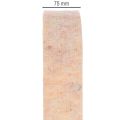 Huopanauha kaksivärisenä patalappuna, puhdasta villaa, oranssi/monivärinen, 7,5 cm leveä, 5 m pitkä | Floristik24.fi