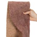 Kaksivärinen huopateippi villahuovasta, 100 % villaa, violetti/ruskea, 15 cm x 5 m | Floristik24.fi