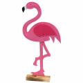 Floristik24 Kesäkoristelu flamingo seisova huopa pinkki 28 × K58cm