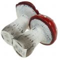 Floristik24 Toadstool keraamisesta punaisesta, valkoisesta H8.5cm 2kpl