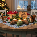 Tuikkukynttiläpidike, käpykuvio, kynttilänjalka, 8 cm, 3 kpl | Floristik24.fi