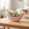 Koristeellinen kulhokasvikulho vaaleanpunainen 34cm x 11cm K11cm | Floristik24.fi