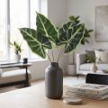 Alocasia Elephant Ear Arrow Leaf Keinotekoiset kasvit Vihreä 55cm | Floristik24.fi