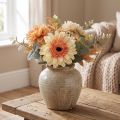 Tekogerbera kukka tekokukka aprikoosi Ø11cm L50cm | Floristik24.fi