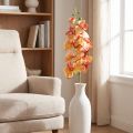 Orchid Phalaenopsis keinotekoinen 9 kukkaa punainen keltainen 96cm | Floristik24.fi