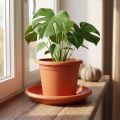 Lasinnaula "Linda" Ø28cm terrakotta | Floristik24.fi