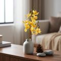 Pieni orkidea Phalaenopsis tekokeltainen 30cm | Floristik24.fi