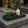 Deco tarjotin Antrasiitti 27cm x 12cm | Floristik24.fi