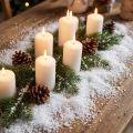 Deco lumihiutaleet karkeat 100g | Floristik24.fi