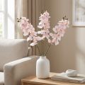 Keinotekoinen orkidea vaaleanpunainen Phalaenopsis Real Touch 58cm | Floristik24.fi