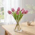 Kukkakoristeet Tulppaanit Tekokukat Violetti 20cm 6 Kpl | Floristik24.fi