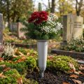Hautamaljakko hopea 28,5cm | Floristik24.fi